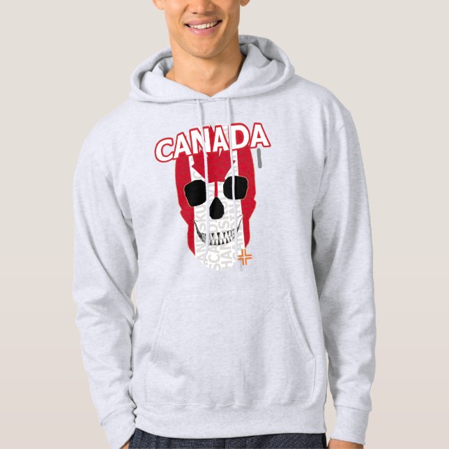 HANDSKULL Canada Hooded Sweatshirt B2 (Framsida)