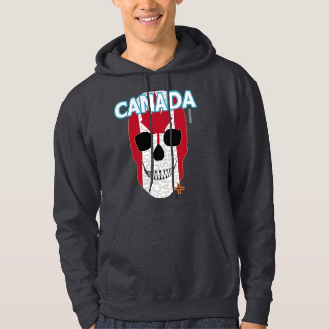 HANDSKULL Canada Hooded Sweatshirt B2 (Framsida)