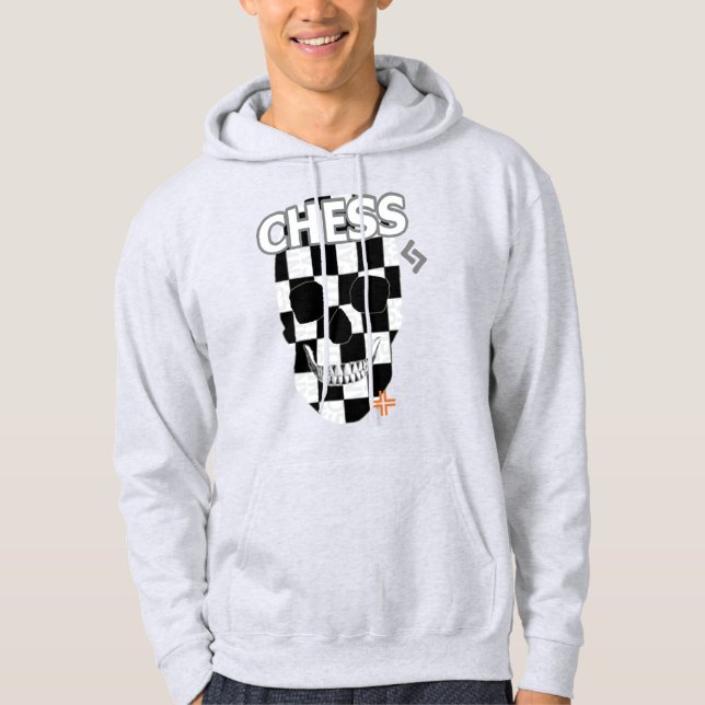 HANDSKULL Chess Hooded Sweatshirt B2 (Framsida)