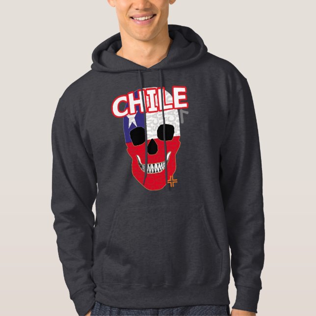 HANDSKULL Chile Hooded Sweatshirt B2 (Framsida)