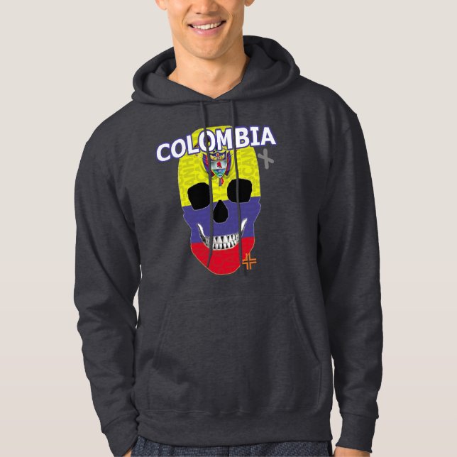 HANDSKULL Colombia Hooded Sweatshirt B2 (Framsida)