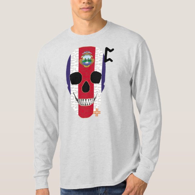 HANDSKULL Costa Rica Långärmad T-Shirt B2 (Framsida)