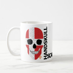 HANDSKULL Danmark Classic MugO4 Kaffemugg