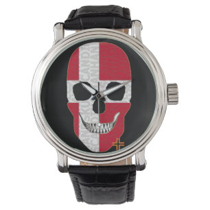 HANDSKULL Danmark tittar på manar B2 Armbandsur