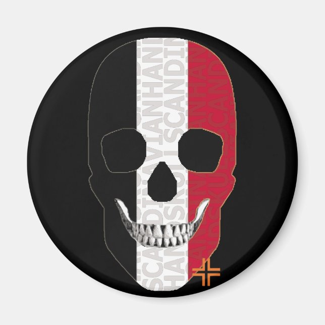 HANDSKULL-Egypten runt magnet B2 (Framsidan)