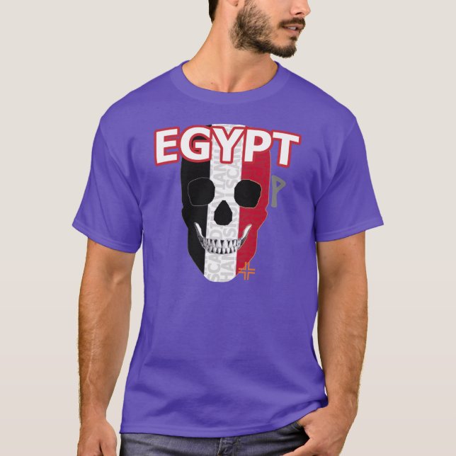 HANDSKULL Egypten t-shirt basisk B2 (Framsida)