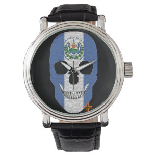 HANDSKULL El Salvador Se manar läder B2 Armbandsur