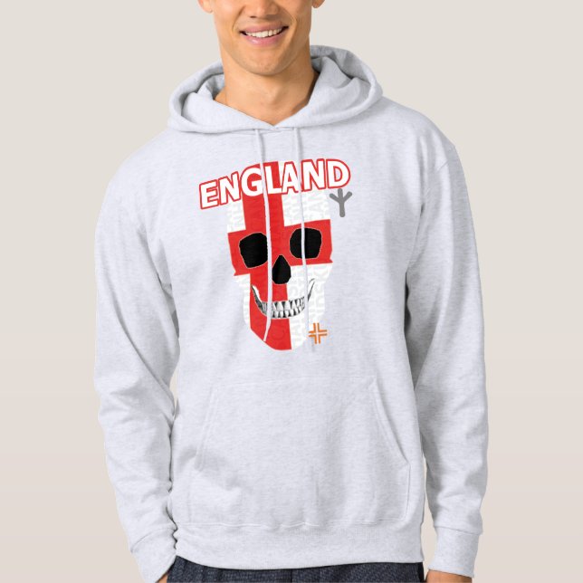 HANDSKULL England Hooded Sweatshirt B2 (Framsida)