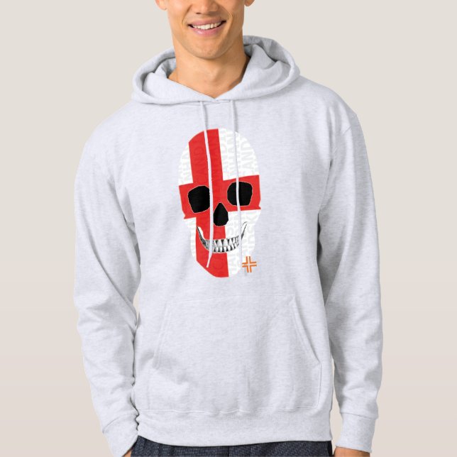 HANDSKULL England Hooded Sweatshirt B2 (Framsida)