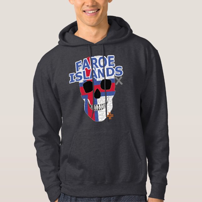 HANDSKULL Färöarna Hoode Sweatshirt B2 (Framsida)