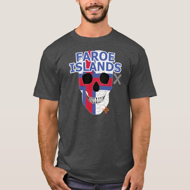 HANDSKULL Färöarna t-shirt basic B2 (Framsida)