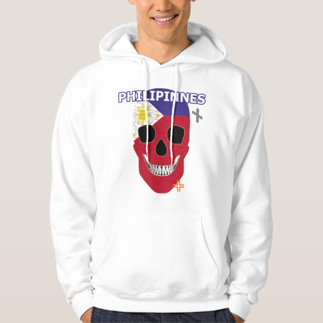 HANDSKULL Filippinerna Hooded Sweatshirt B2 (Framsida)