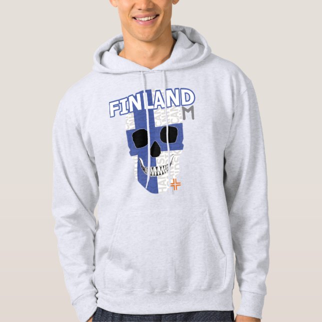 HANDSKULL Finland Hooded Sweatshirt B2 (Framsida)