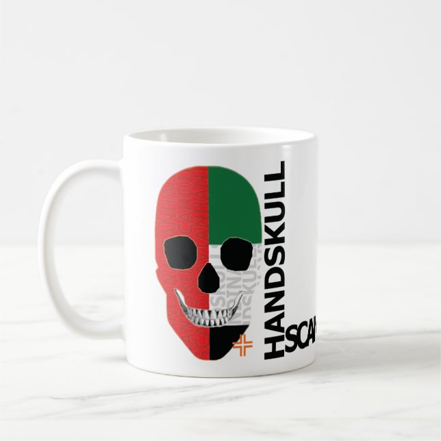 HANDSKULL Förenade Arabemiraten Classic Mugg O4 (Vänster)