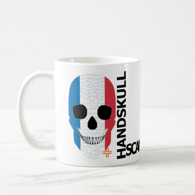 HANDSKULL Frankrike Classic Mugg O4 (Vänster)
