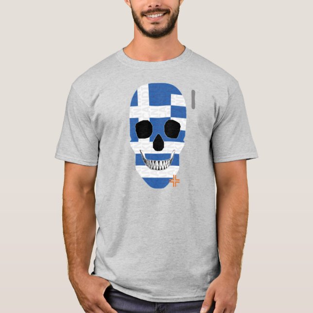 HANDSKULL Grekland t-shirt basic B2 (Framsida)