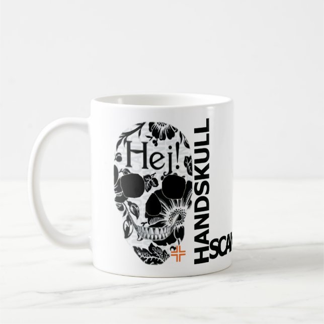 HANDSKULL Hej Classic Mugg O4 (Vänster)