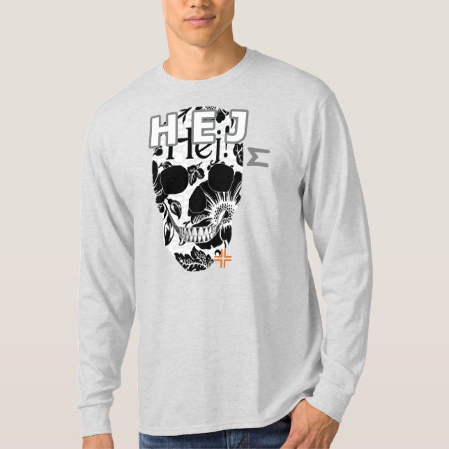 HANDSKULL Hej Långärmad T-Shirt B2 (Framsida)