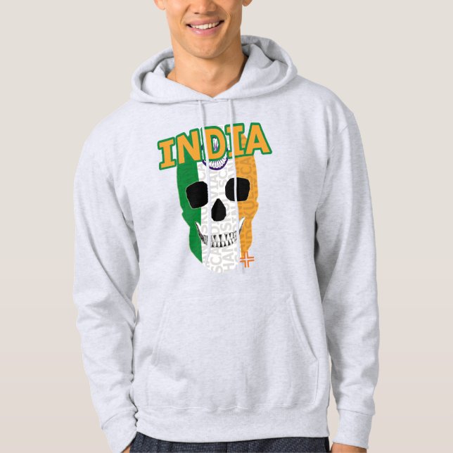 HANDSKULL India Hooded Sweatshirt B2 (Framsida)