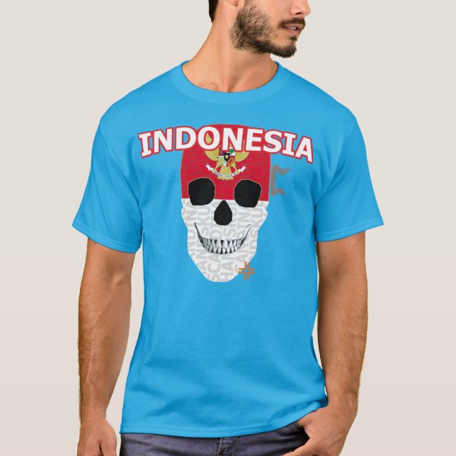 HandSKULL Indonesien t-shirt basic B2 (Framsida)