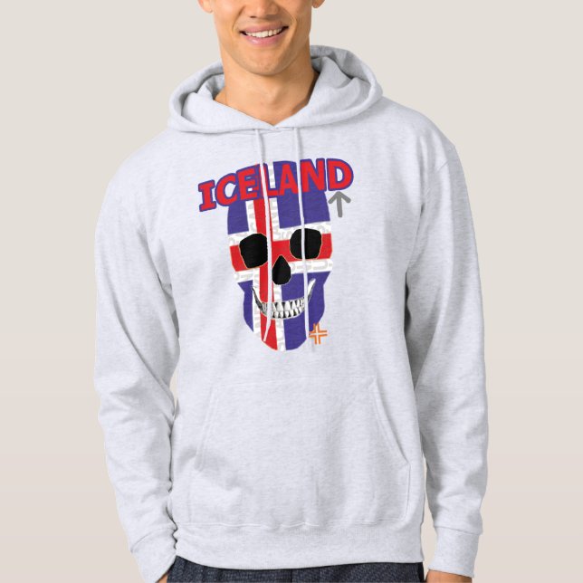 HANDSKULL Island Hooded Sweatshirt B2 (Framsida)