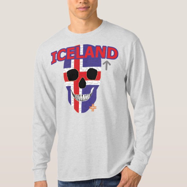 HANDSKULL Island Långärmad T-Shirt B2 (Framsida)