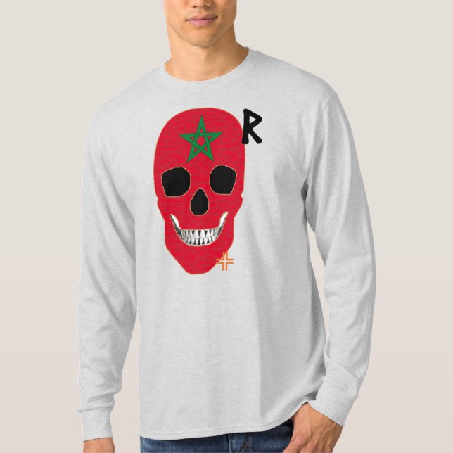 HANDSKULL Långärmad T-Shirt B2 (Framsida)
