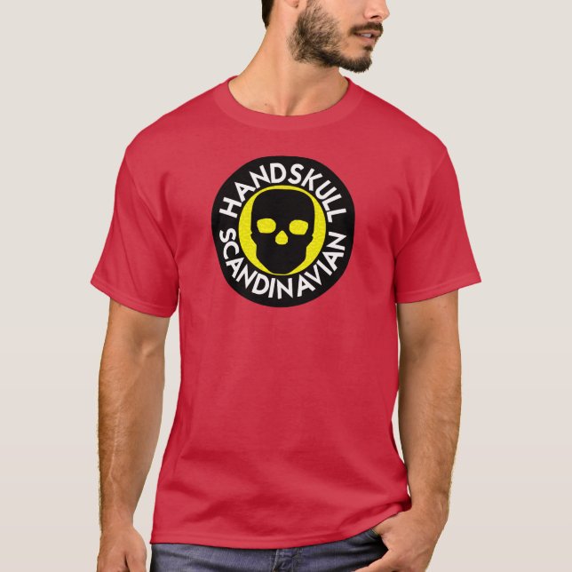 HANDSKULL LIV Ananas t-shirt Basic P4 (Framsida)