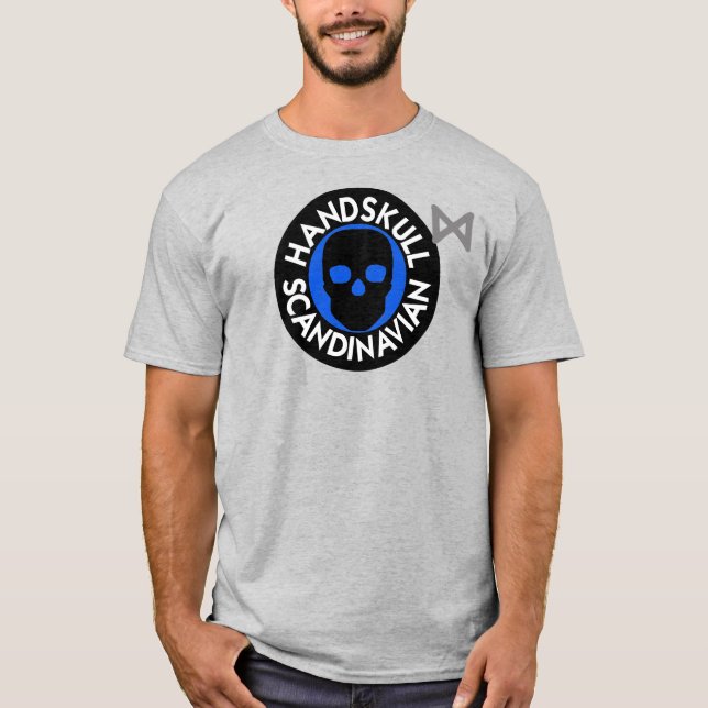 HANDSKULL LIV Himlar t-shirt Basic P4 (Framsida)