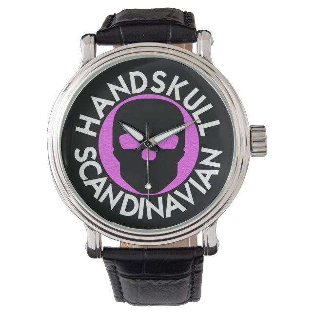 HANDSKULL LIV Shock rosa klocka manar P3 (Framsida)