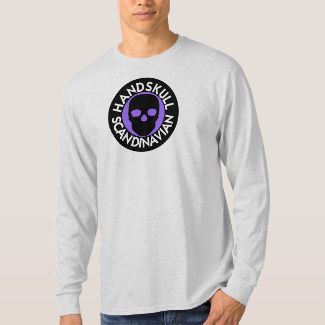 HANDSKULL LIV Violet T-Shirt Långärmad P3 (Framsida)