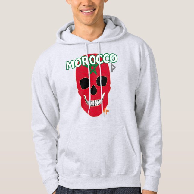 HANDSKULL Marocko Hooded Sweatshirt B2 (Framsida)