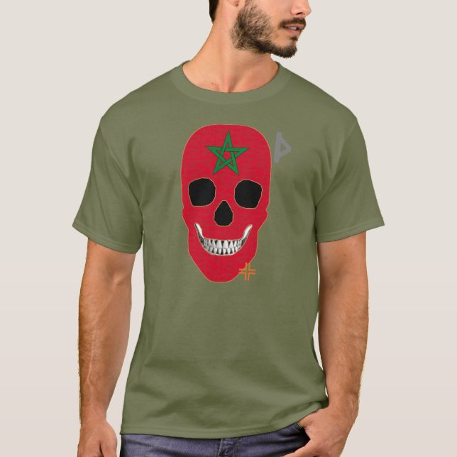 HANDSKULL Marocko t-shirt basic B2 (Framsida)