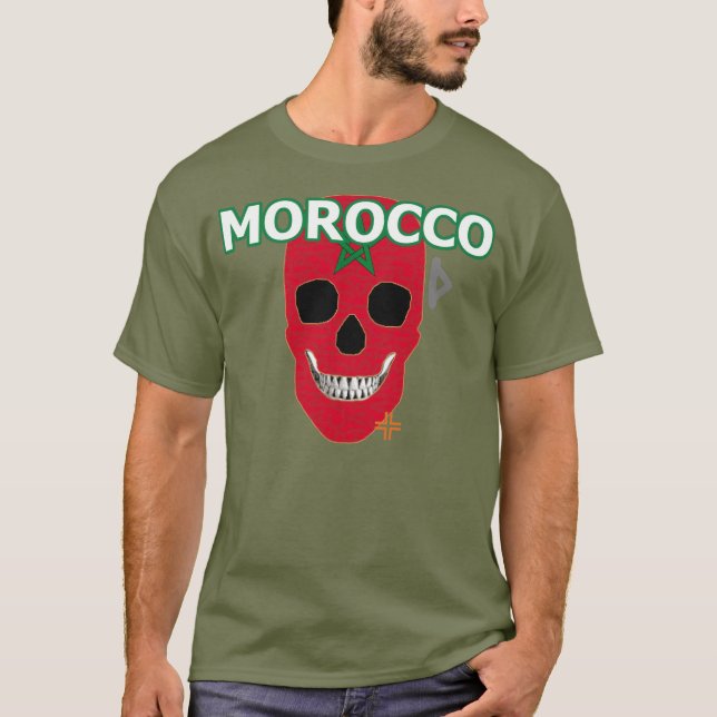 HANDSKULL Marocko t-shirt basic B2 (Framsida)