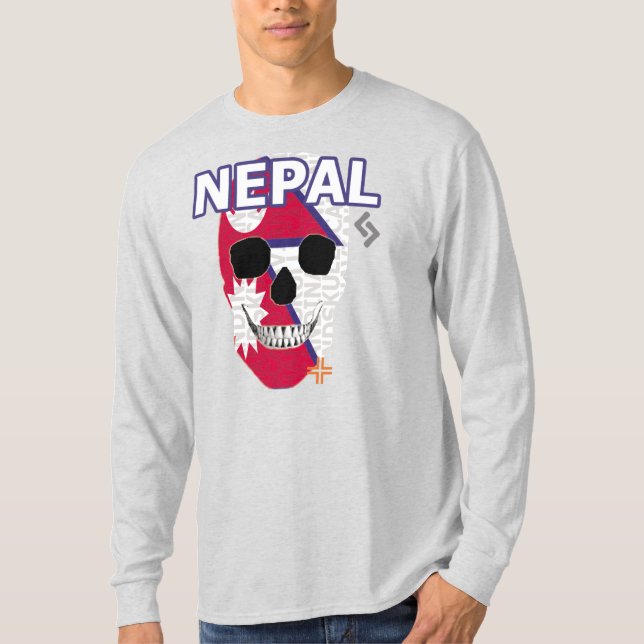 HANDSKULL Nepal Långärmad T-Shirt B2 (Framsida)
