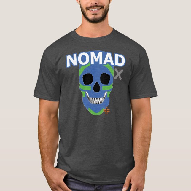 HANDSKULL Nomad t-shirt basic B2 (Framsida)