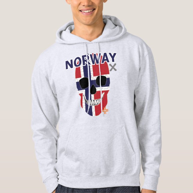 HANDSKULL Norge Hooded Sweatshirt B2 (Framsida)