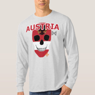 HANDSKULL Österrikes Långärmad T-Shirt B2
