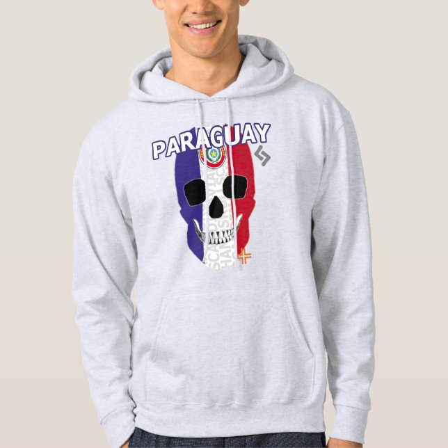 HANDSKULL Paraguay Hooded Sweatshirt B2 (Framsida)