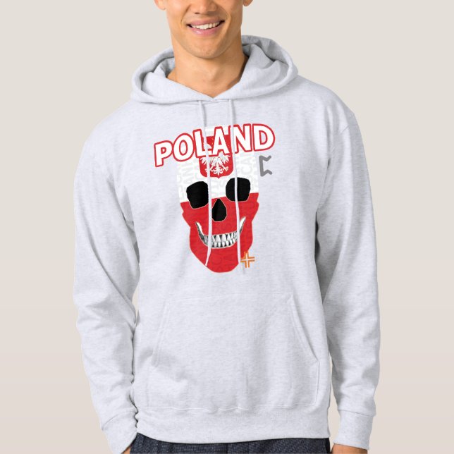 HANDSKULL Polen Hooded Sweatshirt B2 (Framsida)