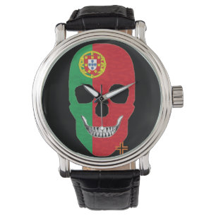 HANDSKULL Portugal tittar på manar B2 Armbandsur