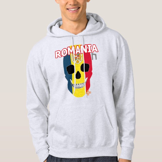 HANDSKULL Rumänien Hooded Sweatshirt B2 (Framsida)