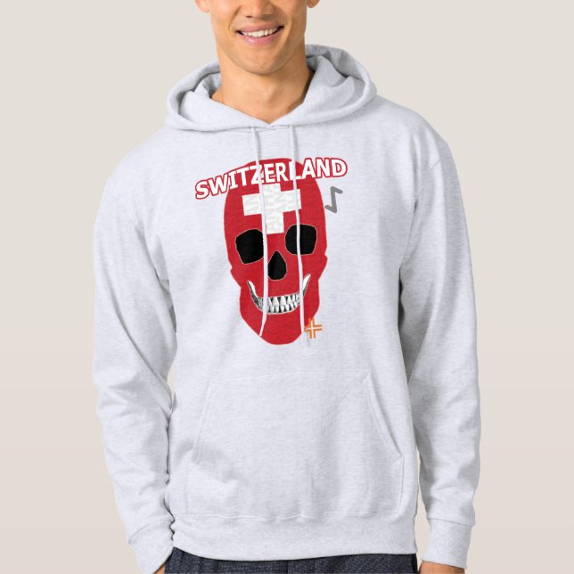 HANDSKULL Schweiz Hooded Sweatshirt B2 (Framsida)