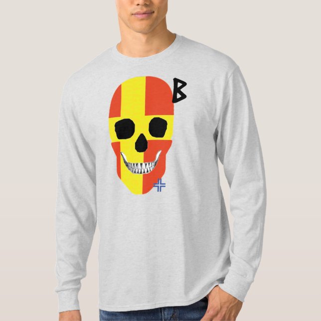 HANDSKULL Skåne Långärmad T-Shirt B2 (Framsida)