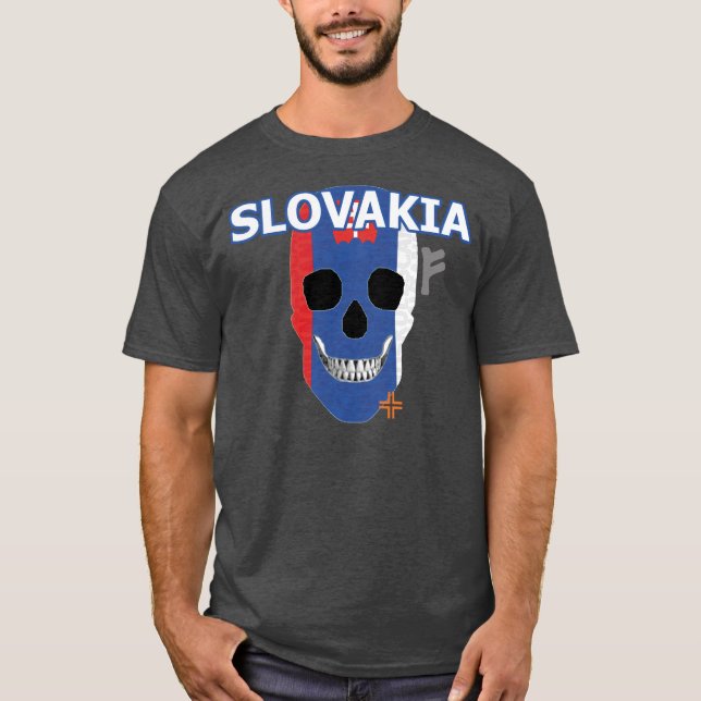 HANDSKULL Slovakien t-shirt basic B2 (Framsida)