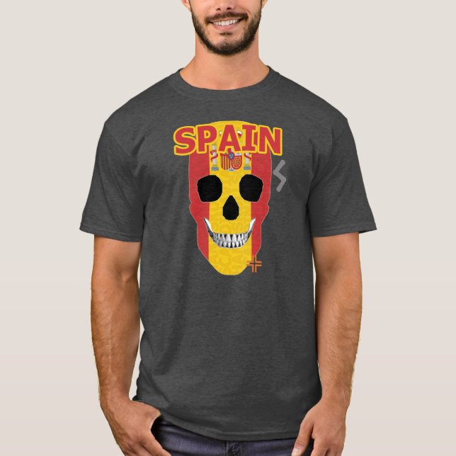 HANDSKULL Spanien t-shirt basic B2 (Framsida)