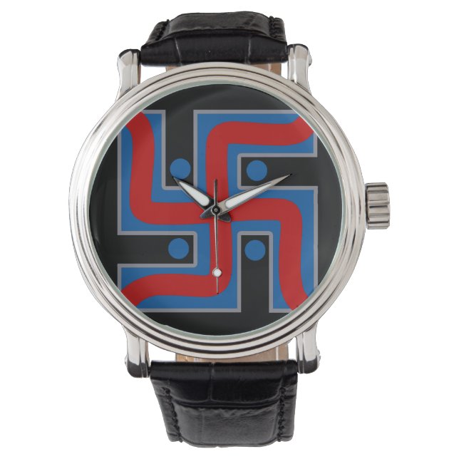 HANDSKULL Swastika Borg watch Hindu lycka till S7 Armbandsur (Framsida)