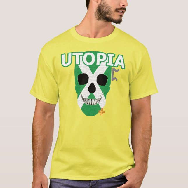 HANDSKULL Utopi t-shirt base B2 (Framsida)