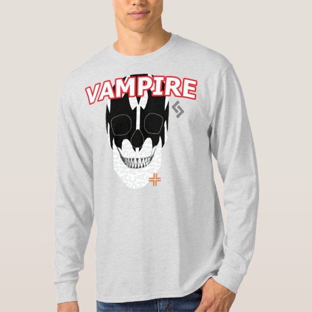 HANDSKULL Vampire Långärmad T-Shirt B2 (Framsida)