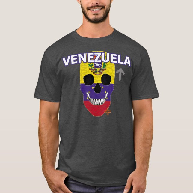 HANDSKULL Venezuela t-shirt basic B2 (Framsida)